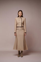 Linda Slit Fishtail Skirt