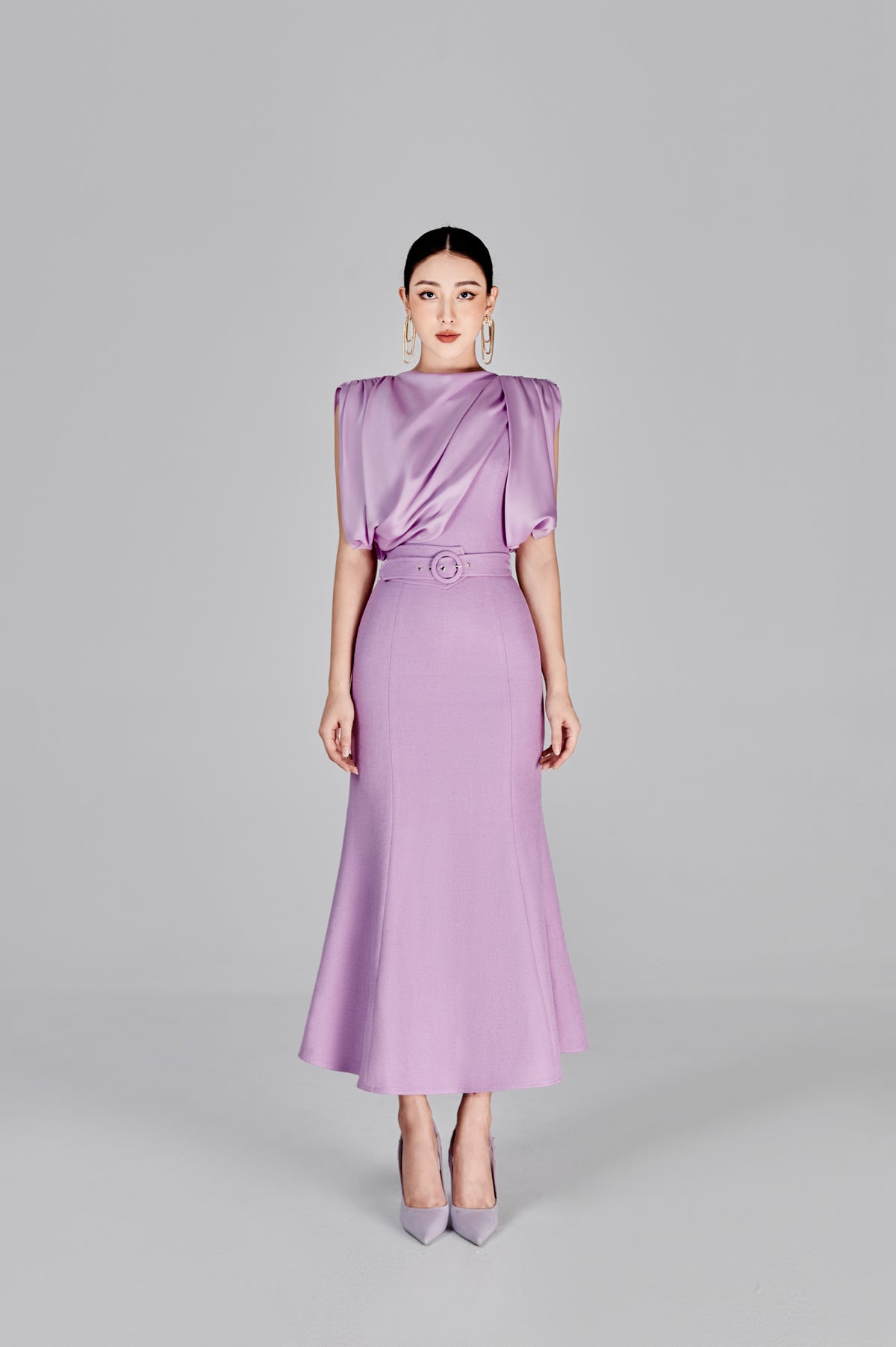 Benedett Asymetrical Draping Dress