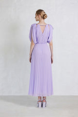 Mira Pleated Maxi Dress