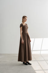 Lillie A-line Midi Dress