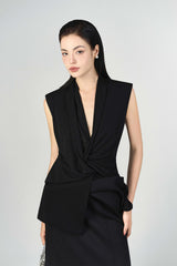 Scarlett Sleeveless Peplum Top