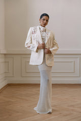 Crimson Overlap Blazer