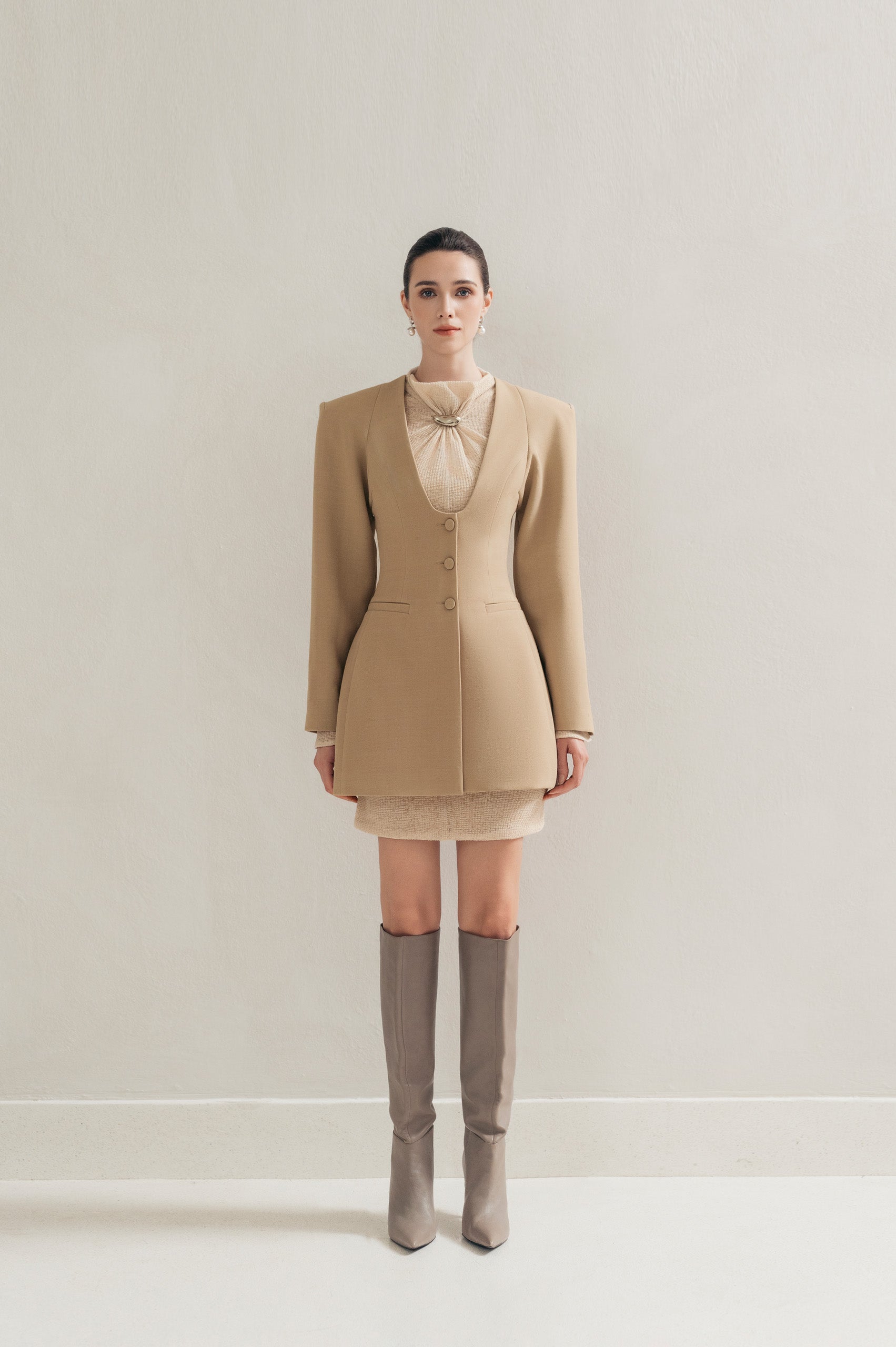 Khaki U Blazer