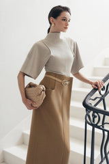 Ivory Bias Top