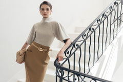 Ivory Bias Top