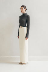 Cream Lines Midi