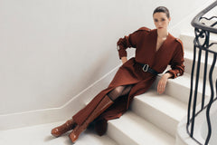 Orange Charm Trench