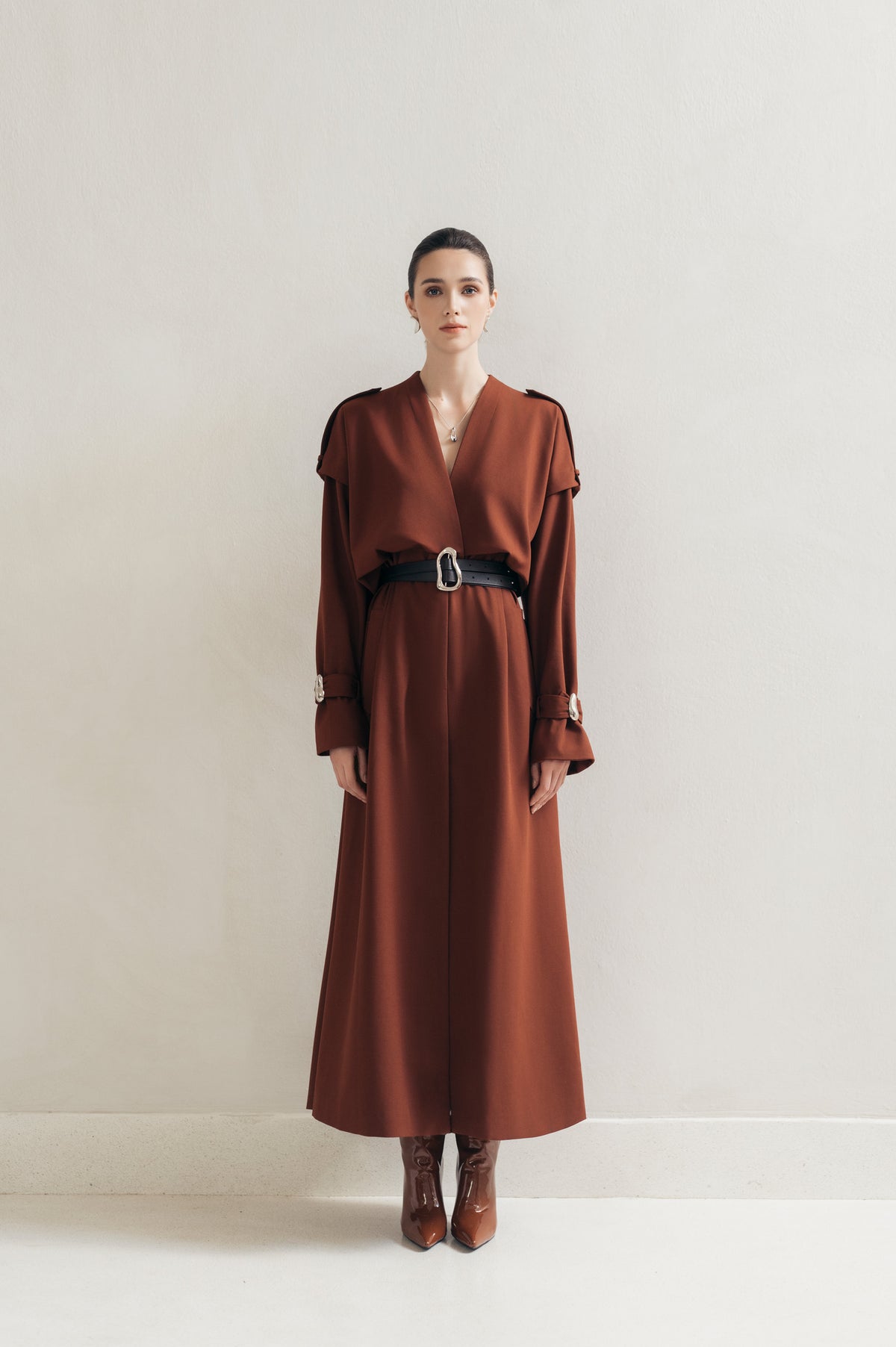 Orange Charm Trench