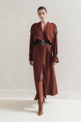 Orange Charm Trench