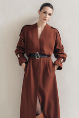 Orange Charm Trench