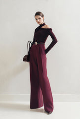 Plum Cap Trousers