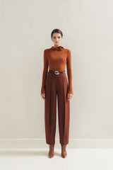 Orange Cocoon Pants