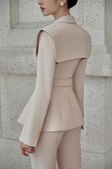 Ben Collar Cloak Blazer