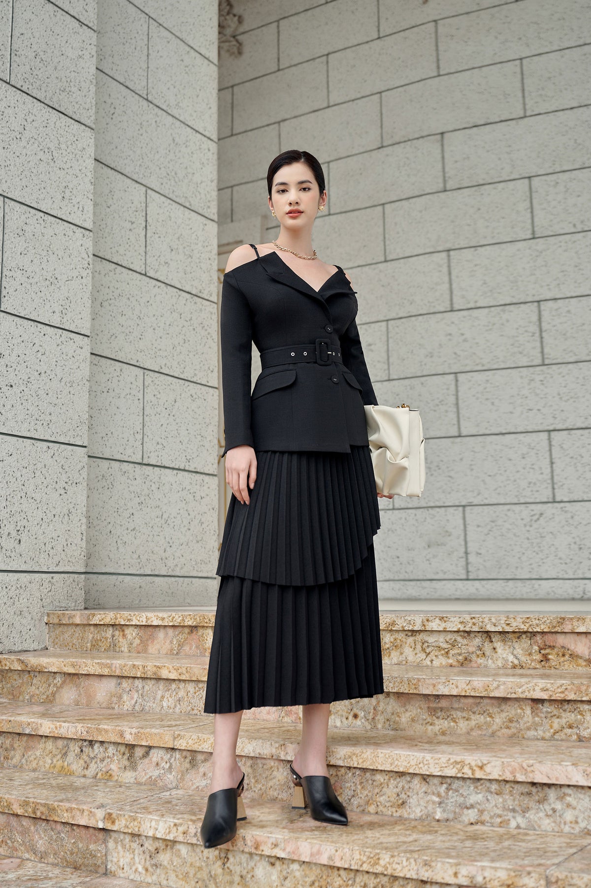 Celeste Pleated Skirt