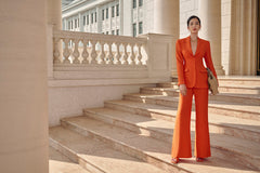 Eloise Orange Classic Blazer