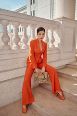 Eloise Orange Classic Blazer