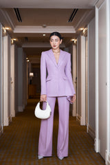 Sandy Lavender Asymetrical Blazer
