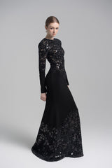 Black Celeste Lace Dress