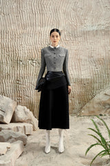 Spruce Diagonal Flap Skirt