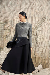 Spruce Diagonal Flap Skirt