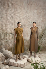 Hollis Pleated Overcoat