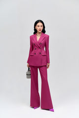 Calla Magenta Flare Pants