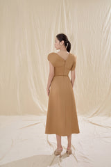 Lia Square Shoulder Dress