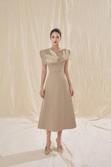 Lily Square Shoulder Dress