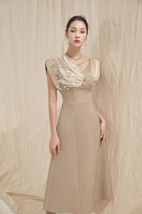 Lily Square Shoulder Dress