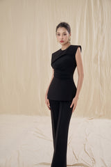 Kara Twisted Peplum Top