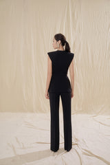 Kara Twisted Peplum Top