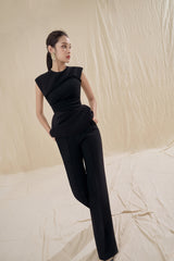 Kara Twisted Peplum Top
