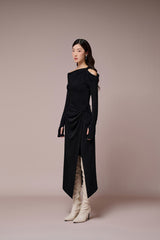Emilia Off-the-shoulder Pencil Dress