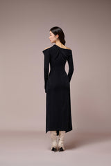 Emilia Off-the-shoulder Pencil Dress
