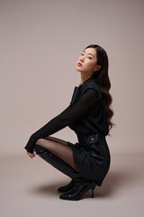 Luna Smocking Mini Dress