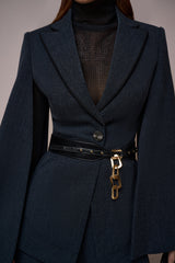 Chrysalis Caped Sleeves Blazer