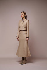 Linda Slit Fishtail Skirt