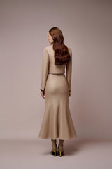 Linda Slit Fishtail Skirt