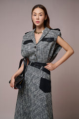 Clytia Asymmetrical Hemline Skirt