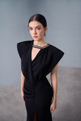 Mellow Asymmetrical Slit Dress