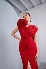 Harmony Asymmetrical Slit Dress