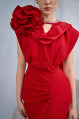 Harmony Asymmetrical Slit Dress