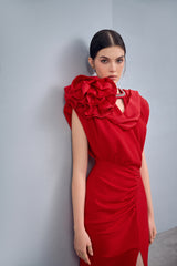 Harmony Asymmetrical Slit Dress