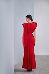 Harmony Asymmetrical Slit Dress