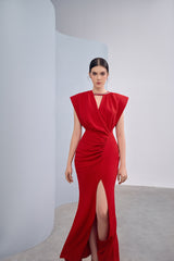 Harmony Asymmetrical Slit Dress