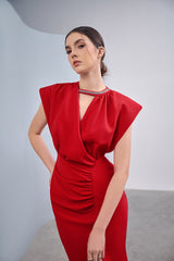 Harmony Asymmetrical Slit Dress