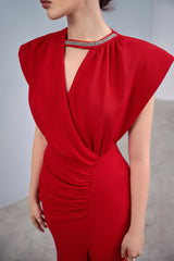Harmony Asymmetrical Slit Dress