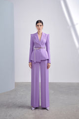 Lilac Wide Leg Pants