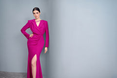 Sweet Fish Tail Slit Dress