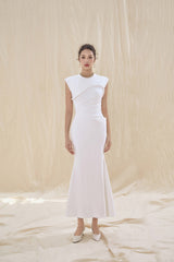 Milana White Twisted Dress